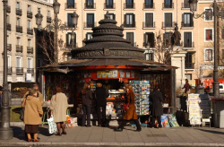 News Kiosk in Madrid, Spain