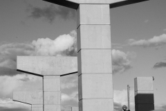 Obsolete Raised Highway Support Columns From Gardiner Expressway